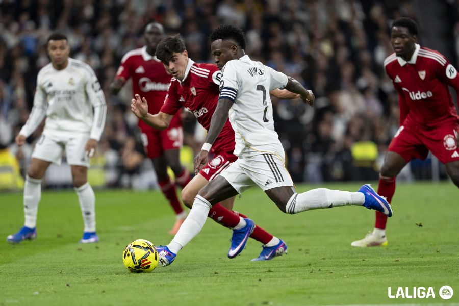 Vinicius capitán. Madrid Sevilla.